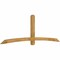 Ekena Millwork Bellingham Rough Sawn Timber Gable Bracket, Western Red Cedar, 108"W x 36"H x 4"D x 4"F, 8/12 Pitch GBW108X36X0404BEL00RWR - alternate 3